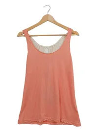 Even & Odd Damen Top Orange Häkelei Detail Gr. 36/S Casual 1