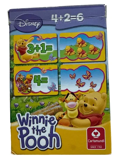 Cartamundi Winnie the Pooh Rechenspiel Lernspiel Mathematik Tiere ab 4 J.