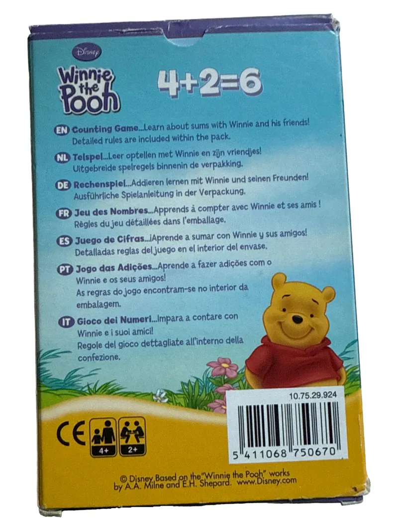 Cartamundi Winnie the Pooh Rechenspiel Lernspiel Mathematik Tiere ab 4 J. 2