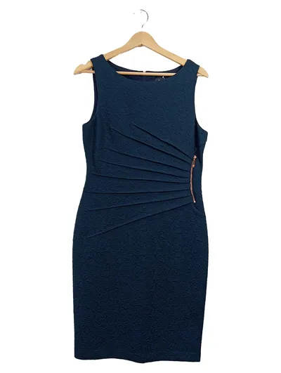 Ivanka Trump Businesskleid Damen Gr. 38 Petrol Bleistiftkleid Elegant