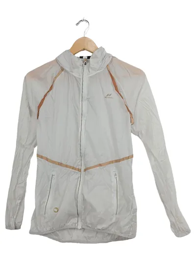 Pro Touch Damen Laufjacke Trainingsjacke Gr. 38 Weiß Sport Kapuze