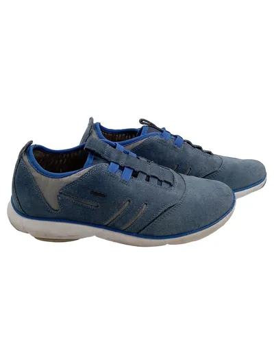 Geox Herren Sneaker low Gr. 39 Blau Casual Freizeitschuh