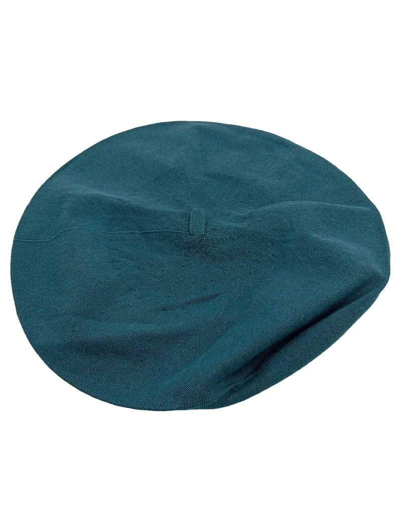 DW-Shop Damen Barett Hut UNI Petrol Klassisch 1