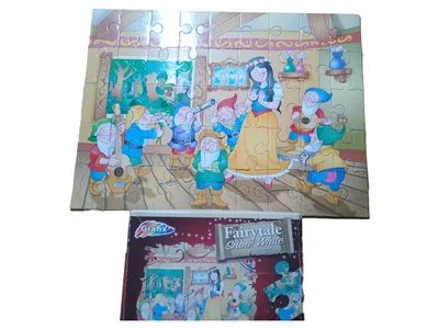 Grafix Fairytale Snow White Puzzle 45 Teile Schneewittchen Kinderpuzzle