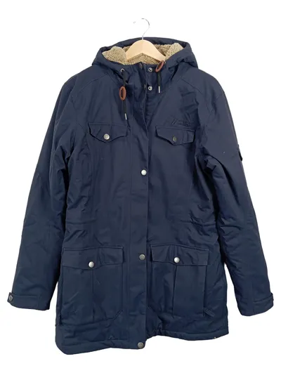 Maier Sports Damen Parka Gr. 40 Blau Outdoor Jacke