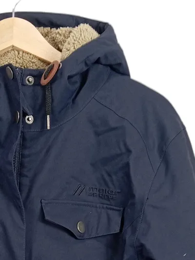 Maier Sports Damen Parka Gr. 40 Blau Outdoor Jacke