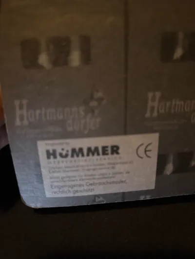 Hummer LKW Sattelzug Modellfahrzeug Blau 19 cm