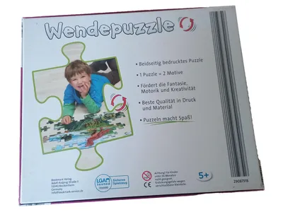 Disney Princess Wendepuzzle 48 Teile beidseitig bedruckt ab 5 Jahre