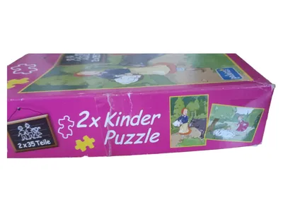 Paletti 2x Kinder Puzzle Rotkäppchen & Froschkönig 2x35 Teile 31x22cm