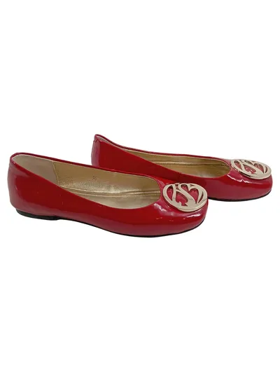 Tosca Blu Damen Ballerinas Rot Gr. 36 Elegant mit Logo