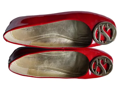 Tosca Blu Damen Ballerinas Rot Gr. 36 Elegant mit Logo
