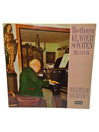 Decca Wilhelm Backhaus Beethoven Klaviersonaten Nr 3 13 24 Vinyl LP