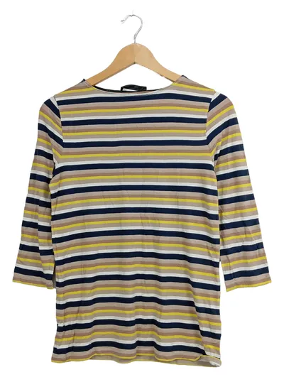 Betty Barclay Damen Langarmshirt gestreift Gr. 38 Mehrfarbig Casual