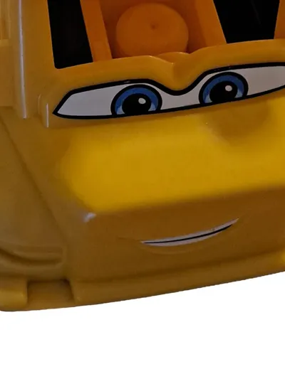 MEGA BLOKS Baustein-Fahrzeug Spielzeugauto Gelb Kunststoff 18x24 cm