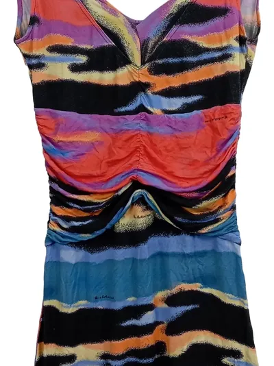 Miss Bikini Luxe Sommerkleid Damen Gr. S/36 Mehrfarbig Abstrakt