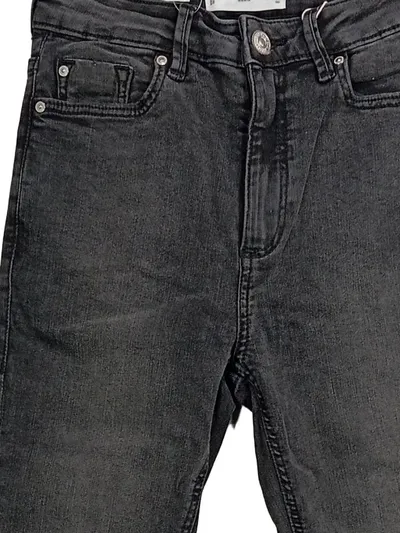 MNG Damen Jeans Slim Fit Hose Schwarz Größe 32