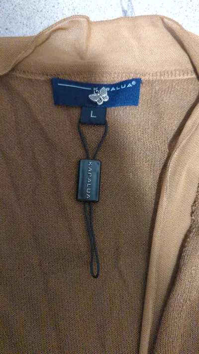 Kapalua Damen Strickjacke Cardigan Braun Gr. L 42 Viskose
