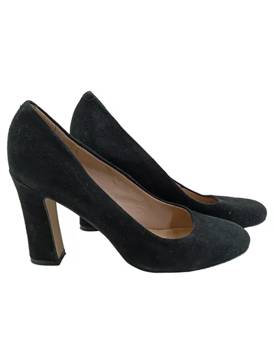 Betty Barclay Damen Pumps Absatzschuhe Schwarz Wildleder Gr. 38