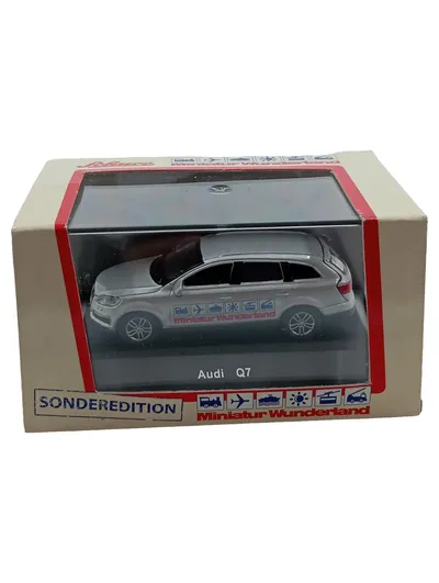 Schuco Audi Q7 Miniatur Wunderland Sonderedition Modellauto Silber