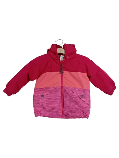 Color Kids Mädchen Outdoorjacke Gr. 80 Pink Wasserdicht Kapuze