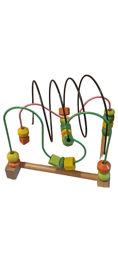 IKEA Motorikschleife Holz Perlenspiel Motorikspielzeug Baby Kleinkind