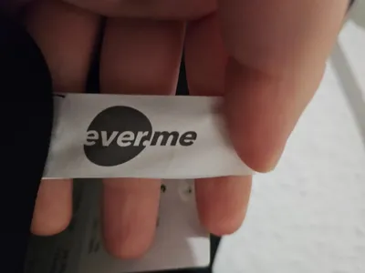 everme Damen Badeanzug Schwarz V-Ausschnitt Gr. S Minimalistisch