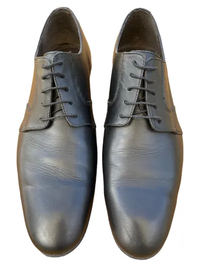 Herren Schnürschuhe Leder Rodier Gr. 44 Klassisch Schwarz Business