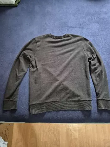 Jack & Jones Sweatshirt Herren Gr. M Schwarz Basic Pullover Baumwolle