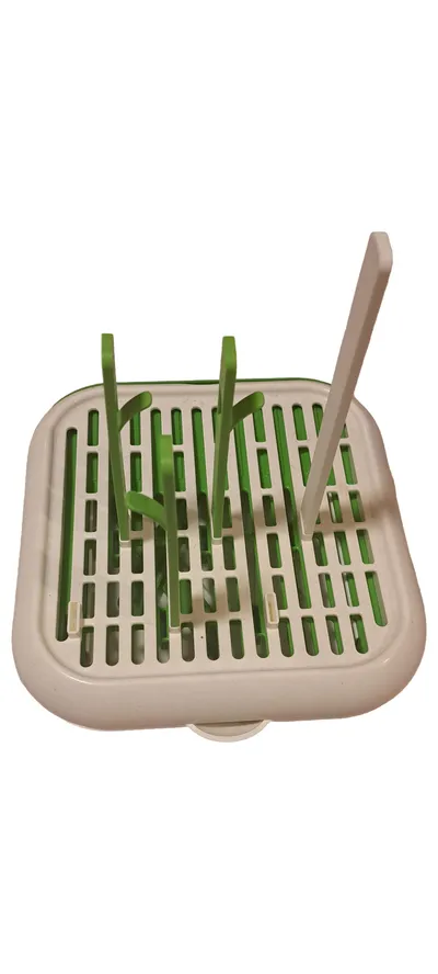 Chicco Flaschentrockner Abtropfgestell Baby Flaschen Ständer Weiß 24 cm