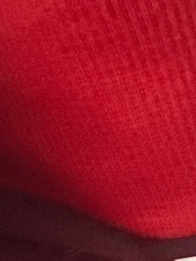 Fabletics Damen Sport Leggings Rippstrick Rot Gr. W26/34/XS