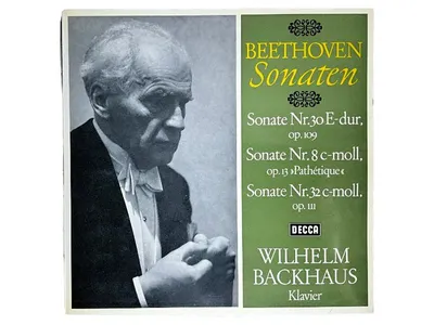 Beethoven Sonaten Wilhelm Backhaus Klavier Vinyl LP Decca Klassik