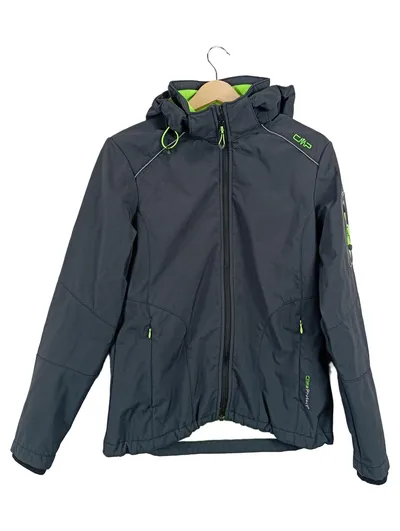 CMP Herren Outdoorjacke Funktionsjacke Gr. M Grau Polyester