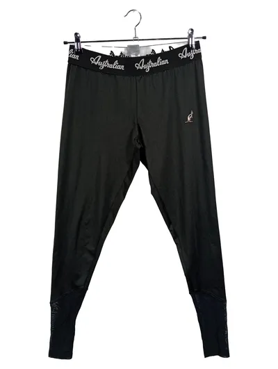Australian Damen Sport Leggings Känguru Logo Schwarz Gr. 40 L
