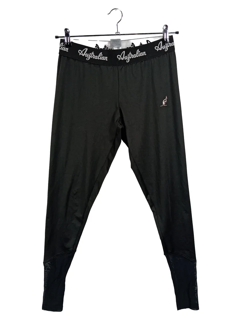 Australian Damen Sport Leggings Känguru Logo Schwarz Gr. 40 L 1