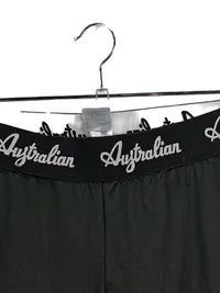 Australian Damen Sport Leggings Känguru Logo Schwarz Gr. 40 L 2