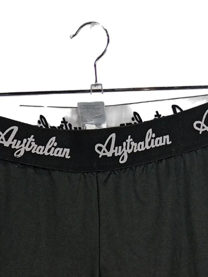 Australian Damen Sport Leggings Känguru Logo Schwarz Gr. 40 L 2