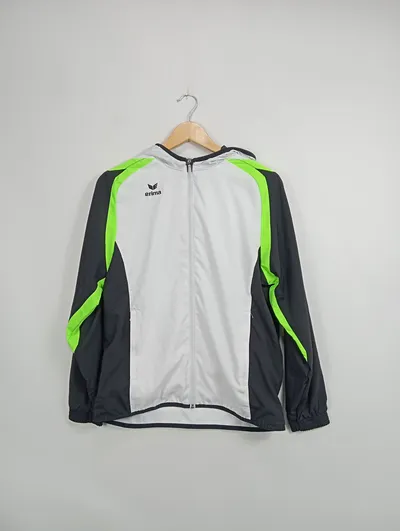 ERIMA Kinder Trainingsjacke Gr. 164 Sportlich Mehrfarbig Kapuze Polyester
