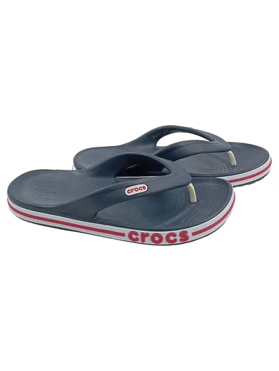 Crocs Flip-Flops Herren Größe 38 Blau Casual Zehentrenner