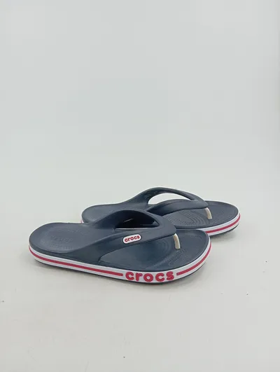 Crocs Flip-Flops Herren Größe 38 Blau Casual Zehentrenner
