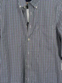 Charles Tyrwhitt Herren Business Hemd kariert Gr. M Langarm Blau 2