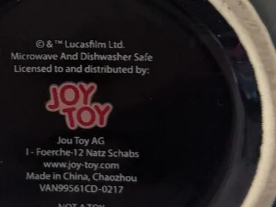 Joy Toy Star Wars Darth Vader Tasse 3D Keramik Becher Schwarz 350ml Mug