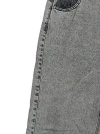 Co'couture Damen Wide Fit Jeans Grau XL W33 Baumwolle Casual 4