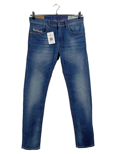 Diesel Herren Jeans Regular Fit W31 L30 Blau Denim Hose Baumwolle