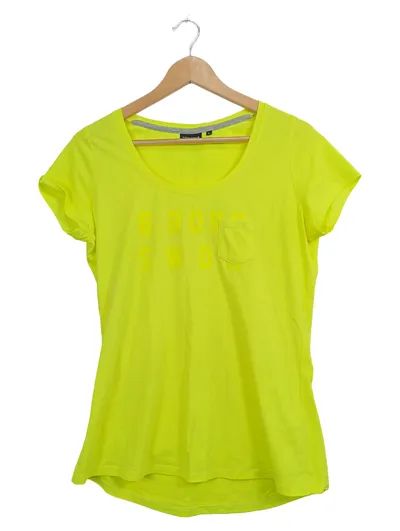 Björn Borg Damen T-Shirt Gr. N. Gelb Casual Sportlich
