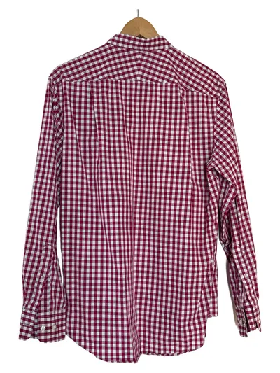 Charles Tyrwhitt Herren Freizeithemd kariert Rot Gr. M