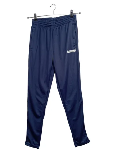 Hummel Kinder Jogginghose Gr. 74 Blau Sportlich Polyester Trainingshose
