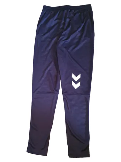 Hummel Kinder Jogginghose Gr. 74 Blau Sportlich Polyester Trainingshose