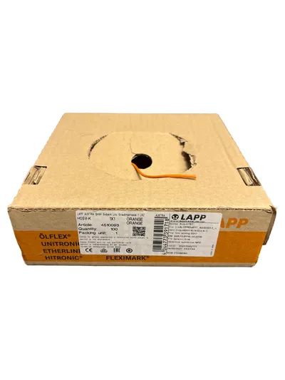 LAPP H05V-K Netzkabel Einzelader Schaltlitze Orange 100m Rolle