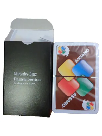 ASSANO Kartenspiel Mercedes-Benz Financial Services UNO-Variante NEU OVP