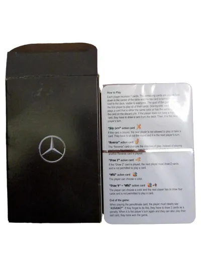 ASSANO Kartenspiel Mercedes-Benz Financial Services UNO-Variante NEU OVP